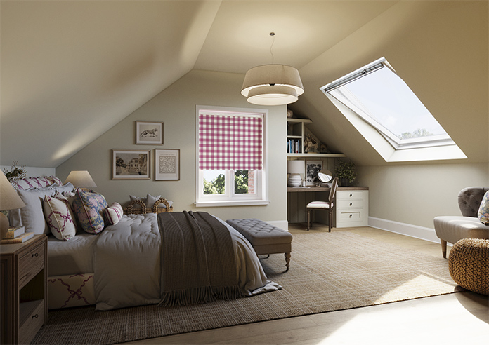 Gingham, Cosmos - Twist&Fit Roller Blind - Image 7